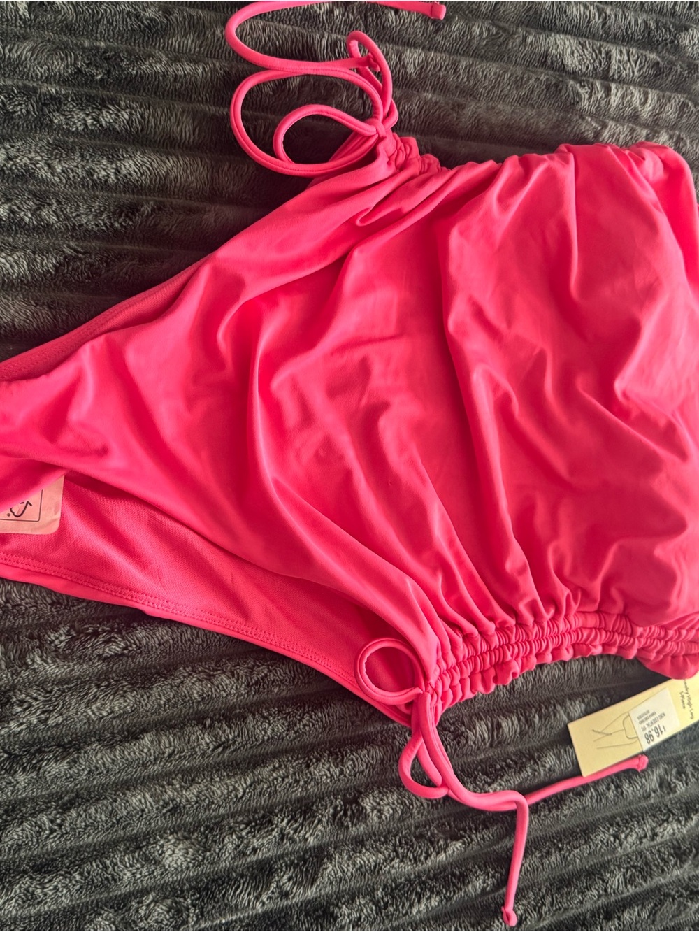 Bright Hot Pink One-Piece Swimsuit